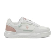 U.s. Polo Assn. 6p Hood 6fx Beyaz Pudra Kadın Sneaker Beyaz