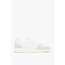 Tommy Hilfiger The Greenwich Edge Kadın Beyaz Deri Sneaker-13414 Beyaz