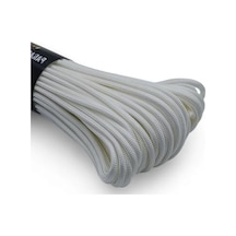 Beyaz Renk Paracord İp 30 Metre İle Çok Amaçlı Kullanım Açık Kırmızı