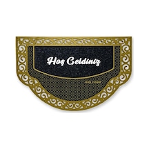 M&h Quality 98 Dekoratif Siyah Kapı Önü Paspası Hoş Geldiniz Yazılır Yıkanabilir Toz Alıcı Halı Kapı Önü Diğer