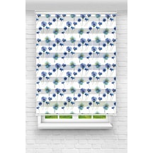 Perdeoutlet38 Baskılı Renkli Mavi Çiçek Dijital Baskılı Zebra Perde-cocuk Odası-stor Perde Model:tyc6d372822f782eb8d117900 Çok Renkli