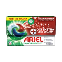 Hepsi1arada Pods Oxi Extra Leke Çıkarma Kapsül Çamaşır Deterjanı Beyazlar Ve Renkliler 20 Yıkama