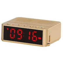 Goldmaster Horoz Bluetooth Radyolu Alarmlı Saat Gold