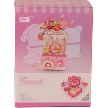 Lz1680 Loz Sevimli Gashapon Makineleri Pembe Block Oyuncak 428 Parça
