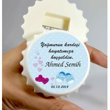 Baskiistiyorumm Hoşgeldin Bebek Açacak Magnet Açacaklı Kapak Şeklinde Magnet (387487163)