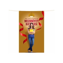 Mezuniyet Hatırası Pankartı-13- 150x250 Cm Tek Ebat