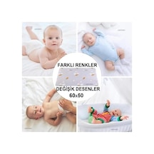 5 Adet Bebek Bezi Değiştirme Şiltesi Su Geçirmez Çift Katlı Yıkanan Tekrar Kullanılan Yatak Örtüsü