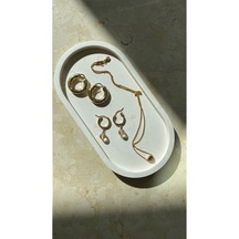 Dekoratif Oval Takı Tabağı- Büyük Boy