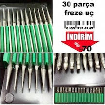 Freze Uç 30 Parça Ahşap Cam Seramik Oyma Düzeltme Gravür Işlemi