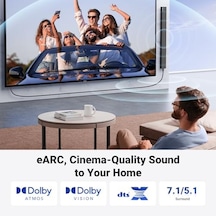 8k Hdmı 2.1 Kablo 3d Earc Hdcp 2.2/2.3 Pc İçin Ps5/ps4 Soundbar Hdtv 5m