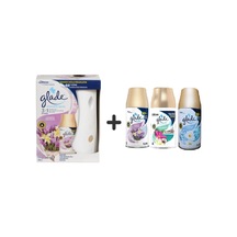 Glade Otomatik Sprey Lavanta Ferahlığı + Tropikal Floral + Temizliğin Ferahlığı 4 x 269 ML