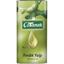 Çotanak Fındık Yağı Teneke 5 L