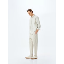Koton Beli Bağcıklı Cep Detaylı Pamuklu Chino Pantolon Deve Tüyü 5sam40023hw Taba