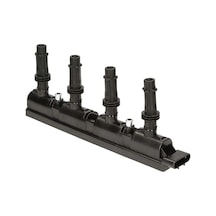 Ateşleme Bobini - 12v - 4-kutuplu - Buji Fişi Dahil - Vidalanmış Ignition Coil - Citroen Berlingo 1.4 1996-2011 , Peugeot Partner 1.4 1996-2015 İle Uyumlu Ahşap