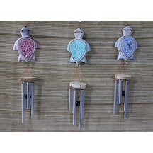 Üstü Ahşap Metal Çan Model 1 Renkli