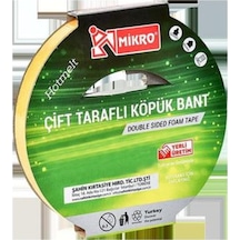 Mikro 15mm 5mt Çift Taraflı Köpük Bant Bnt201