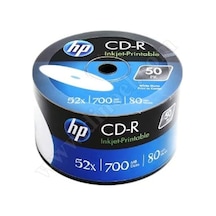 Hp Cd-r80 Full Face Inkjet Yazdırılabilir 700 Mb 52 X 50 Adet, H