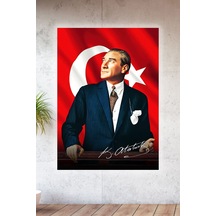 Lucena Metal Baskılı Atatürk Koleksiyonu Tablo No 2 - 15 Cm X 20 Cm