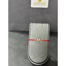 Baykal Kuyumculuk 14 Ayar Altın Harf Bileklik V Harfi 0.35 Gr.