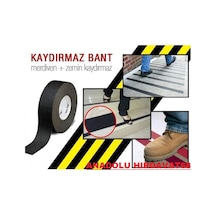Merdiven Kaydırmaz Bant 50Mm 5Mt Kaydırmaz Band Siyah Renk