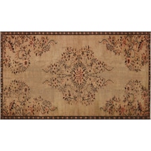 Eşsiz Güzelliğe Sahip Vintage El Dokuma Halı 141 X 236 Cm F1244