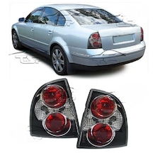 Vw Passat B5.5 2001-2005 Siyah Şeffaf Arka Stop Lambası