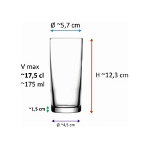 52138 -  Raki Bardağı, Ouzo Bardağı - Raki Bardağı, 6 Adet Raki Bardağı, Ouzo Bardağı Çok Renkli