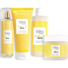 The Bath Factory Gold Aura Duş Jeli + Gold Aura Vücut Peelingi + Gold Aura Vücut Spreyi + Gold Aura Vücut Losyonu Mistik