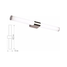 Cata Saka 6W Krom Ledli Aplik Ct-5248 Beyaz