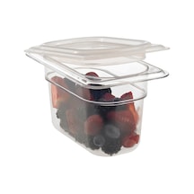 Cambro Gastronom Küvet Polikarbon 10cm 1/9 - Dayanıklı Saklama Kabı 4'li Avantaj Paketi - 4 Ade Tarı 2 Adet