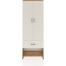 Arges Dolap Tek Raflı Tek Çekmeceli Tek Askılı 88x30x243 Çam-aytaşı Atlas Çam