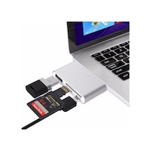 4397 Type C Usb 3.1 Kart Okuyucu Sd Microsd Tf Hub All In Çeviri
