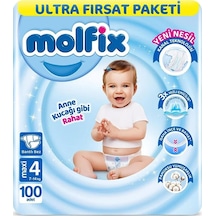 Molfix Bebek Bezi Ultra Fırsat Paketi 7-14 Kg 100 Adet 4 Numara