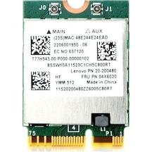 Lenovo Uyumlu Yoga 3 Pro 1370 3-14 Wireless Wifi Bağlantı Kartı 04X6020