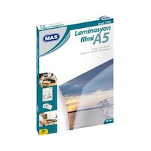 Mas 7705 A5 125 Mic 100 Lü Laminasyon Filmi
