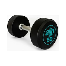 Alin Sport 50 Kg Kauçuk Kaplı Profesyonel Olimpik Dumbbell Dambıl