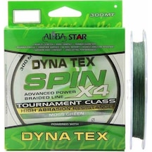 Albastar Dyna Tex Spin 4x 0.20 Mm 300m 4 Örgü İp Misina Yeşil 9.08 Kg Çeker