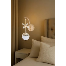 Julia Modern Ledli Aplik Yatak Odası- Hol - Salon Sarı