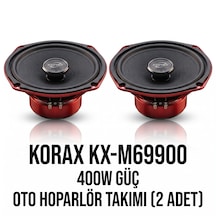 Korax Kx-m69900 400w Oto Hoparlör Takımı 2 Adet