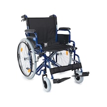 Tekerlekli Sandalye 50 Cm Geniş Oturum, Çift Makaslı Çelik Gövde, Dm-312