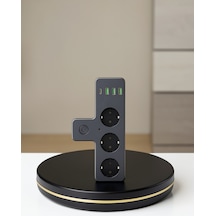 Masa Üstü Çoklu Priz, Usb Ve Type-c Çıkışlı Güç Dağıtıcı 2 m