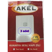 Elektronik Kapı Zili Kanarya Sesi 12Volt 3 Adet N11.1597