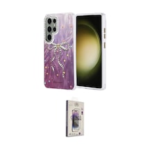 Cep 20-26 Samsung Uyumlu Galaxy S25 Ultra Kılıf Zirve Modern Prime İkili Koruma Seti Najmaddin Desen 9
