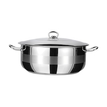 Amboss Saphire 26X07 Basık Tencere Cam Kapak