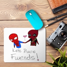 Deadpool V Spiderman 2 Baskılı Mousepad Mouse Pad