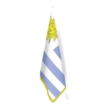 Uruguay Bayrağı -ofis-makam-toplantı Odaları - Saçaklı Makam Bayrağı 1