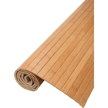 Kaydırmaz Tabanlı Bambu Banyo Paspası 70x45 Cm Doğal Ahşap Bambu Mat, Suya Dayanıklı, Kaymaz Paspas, Dekorati Çok Renkli