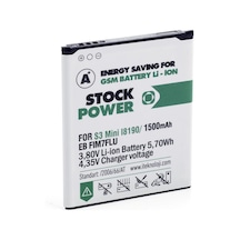 Stock Power Samsung Galaxy S3 Mini i8190 Uyumlu Batarya