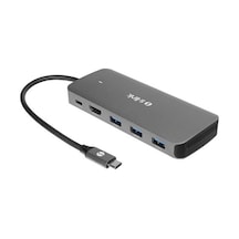S-link Swv-usbc036 6 İn 1 Gri Metal Type-c To Hdmı Depolama Fonskiyonlu 6 İn 1 Usb-c Hub