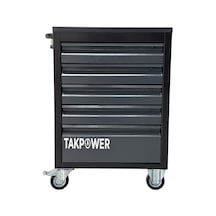 Takpower 5 Çekmeceli Boş Takım Arabası Antrasit